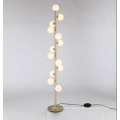 Home standing Decorative Ball Lighting Indoor floor Lamp Contemporary simple luxury gold wrought iron floor lamp